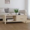 Coffee Table Honey brown Solid pinewood, MDF 39.4 x 21.7 x 13.8 in