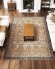 VEVOR Area Rug, 7.5 x 9.5 ft Large Washable Rug, Non-Slip and Tear-Resistant Soft Carpet, Pet & Child Friendly Vintage Area Rugs
