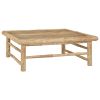 Garden Lounge Set Dark Grey, Bamboo Bamboo, 100% Polyester