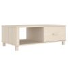 Coffee Table Honey brown Solid pinewood, MDF 39.4 x 21.7 x 13.8 in