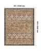 VEVOR Area Rug, 8 x 10 ft Large Washable Rug, Non-Slip and Tear-Resistant Soft Carpet, Pet & Child Friendly Vintage Area Rugs, Indoor Mat for Bedroom