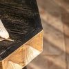 Gexpusm Octagon End-Tables-Living-Room; Small End Tables for Small Spaces; Suit for Living Room and Bedroom 23.81 X 23.81 X 22.24 in