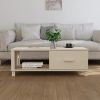 Coffee Table Honey brown Solid pinewood, MDF 39.4 x 21.7 x 13.8 in
