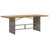 Dining Set Beige PE Rattan Large Foldable Garden Dining Set