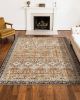 VEVOR Area Rug, 8 x 10 ft Large Washable Rug, Non-Slip and Tear-Resistant Soft Carpet, Pet & Child Friendly Vintage Area Rugs, Indoor Mat for Bedroom