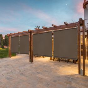 6'X8' Mocha HDPE Spliced Roller Shutter (Option: defaulttitle)