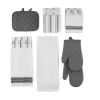 20 Piece Set, Terry & Flat Kitchen Towel, Dish Cloth, Flour Sack, Oven Mitt, Pot Holder